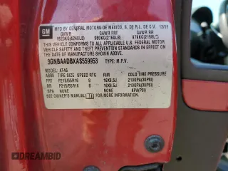 2010 Chevrolet HHR LS z VIN 3GNBAADBXAS559953, wystawiony jako Copart lot #60928645 z przebiegiem 113 523 mil mil oraz Szkoda całkowita • Salvage title. Historia ofert i sprzedaży dostępna na DreamBid. Obrazek 13.