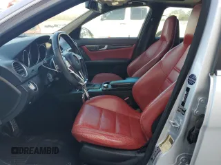 2012 Mercedes-Benz C 63 AMG with VIN WDDGF7HB1CA708788, listed as a Copart auction lot 46233845 with 164,262 mi miles and Salvage Title. Bid and sale history available at carsss.com. Image 7.