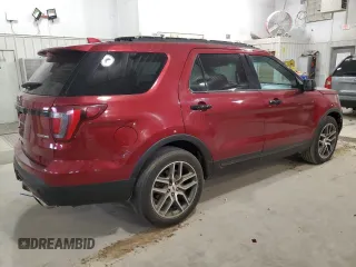 2016 Ford Explorer Sport with VIN 1FM5K8GT0GGA68312, listed as a Copart auction lot 51219855 with 87,337 mi miles and Salvage Title. Bid and sale history available at carsss.com. Image 3.