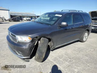 2017 Dodge Durango SXT z VIN 1C4RDJAG5HC824373, wystawiony jako Copart lot #47763015 z przebiegiem 140 609 mil mil oraz Szkoda całkowita • Salvage title. Historia ofert i sprzedaży dostępna na DreamBid. Obrazek 1.