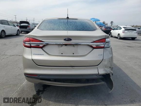 2017 Ford Fusion SE with VIN 3FA6P0H71HR195390, listed as a Copart auction lot 49345135 with 108,059 mi miles and Salvage Title. Bid and sale history available at DreamBid. Image 6.