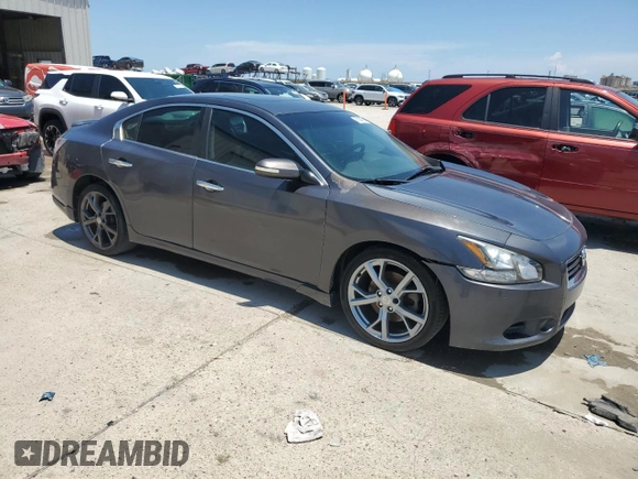 2013 Nissan Maxima S with VIN 1N4AA5AP6DC818837, listed as a Copart auction lot 61848785 with 149,145 mi miles and Salvage title. Bid and sale history available at DreamBid. Image 4.