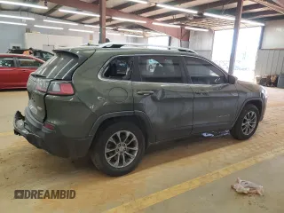 2020 Jeep Cherokee Altitude with VIN 1C4PJMLNXLD556887, listed as a Copart auction lot 46891055 with 75,918 mi miles and Salvage Title. Bid and sale history available at carsss.com. Image 3.