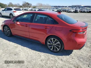 2020 Toyota Corolla XSE with VIN 5YFT4RCE3LP019150, listed as a Copart auction lot 47044725 with 48,456 mi miles and Salvage Title. Bid and sale history available at carsss.com. Image 2.
