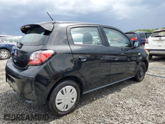 2022 Mitsubishi Mirage ES с VIN ML32AUHJ7NH009249, выставлен на аукционе Copart как лот 55214495 с пробегом 50 861 миль миль и Списание • Salvage title. История ставок и продаж доступна на DreamBid. Изображение 3.
