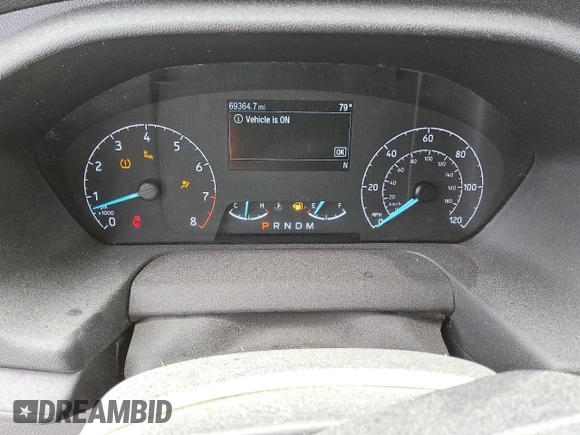 2020 Ford Transit Cargo with VIN 1FTBR3X80LKA72157, listed as a Copart auction lot 78698084 with 69,364 mi miles and Clean Title. Bid and sale history available at DreamBid. Image 9.
