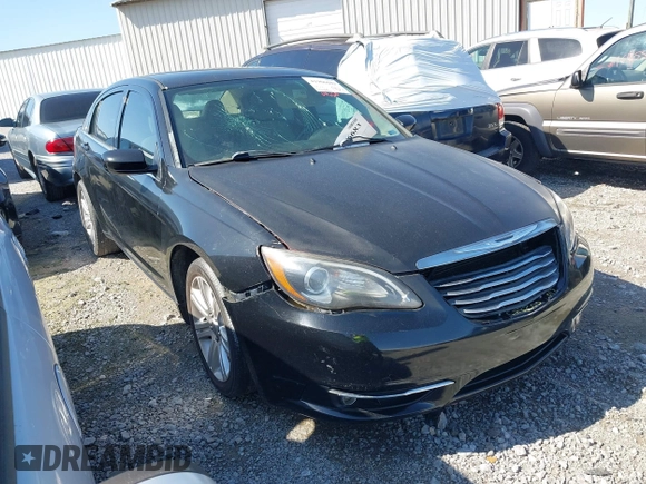2012 Chrysler 200 Touring with VIN 1C3CCBBB6CN180627, listed as a IAAI auction lot 41966683 with 241,660 mi miles. Bid and sale history available at carsss.com. Image 1.