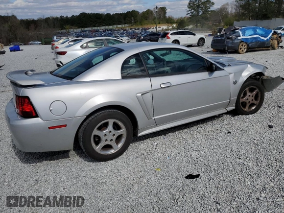 2004 Ford Mustang Standard with VIN 1FAFP40634F181055, listed as a Copart auction lot 49679795 with 187,166 mi miles and Salvage Title. Bid and sale history available at carsss.com. Image 3.