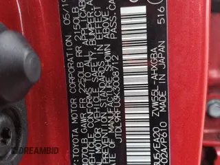 2019 Toyota Prius LE z VIN JTDL9RFU3K3008712, wystawiony jako Copart lot #55384635 z przebiegiem 34 228 mil mil oraz Szkoda całkowita • Salvage title. Historia ofert i sprzedaży dostępna na DreamBid. Obrazek 12.