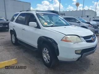 2002 Acura MDX with VIN 2HNYD18222H547296, listed as a IAAI auction lot 39736003 with 1 mi miles. Bid and sale history available at carsss.com. Image 1.