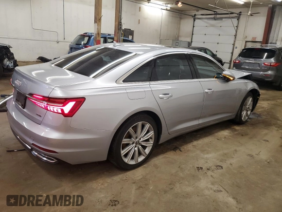 2019 Audi A6 Premium with VIN WAUD8AF29KN128023, listed as a Copart auction lot 53228935 with 53,577 mi miles and Salvage title. Bid and sale history available at DreamBid. Image 3.