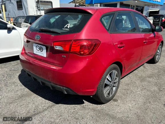 2013 Kia Forte 5-Door EX with VIN KNAFU5A23D5658395, listed as a Copart auction lot 48040545 with 202,764 mi miles and Clean Title. Bid and sale history available at carsss.com. Image 4.