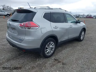 2014 Nissan Rogue SV with VIN 5N1AT2MV3EC781370, listed as a IAAI auction lot 41839854 with 62,689 mi miles. Bid and sale history available at carsss.com. Image 4.