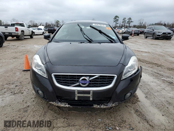 2012 Volvo C70 T5 with VIN YV1672MC8CJ127982, listed as a Copart auction lot 42875615 with 96,906 mi miles and Salvage Title. Bid and sale history available at carsss.com. Image 5.