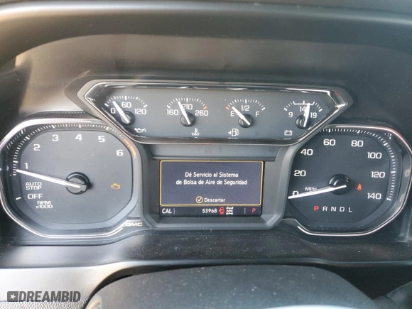 2020 GMC Sierra 1500 Elevation with VIN 3GTP9CEK2LG285770, listed as a Copart auction lot 83353334 with 53,968 mi miles and Clean Title. Bid and sale history available at carsss.com. Image 9.