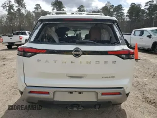 2024 Nissan Pathfinder Platinum z VIN 5N1DR3DG5RC277704, wystawiony jako Copart lot #47928505 z przebiegiem 16 360 mil mil oraz Szkoda całkowita • Salvage title. Historia ofert i sprzedaży dostępna na DreamBid. Obrazek 6.