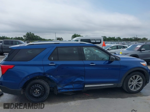 2022 Ford Explorer Limited z VIN 1FMSK7FH7NGB57172, wystawiony jako IAAI lot #42155845 z przebiegiem 51 000 mil mil oraz . Historia ofert i sprzedaży dostępna na DreamBid. Obrazek 18.