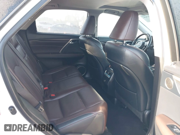 2017 Lexus RX with VIN JTJBZMCA8H2017619, listed as a IAAI auction lot 41953769 with 130,164 mi miles. Bid and sale history available at carsss.com. Image 8.