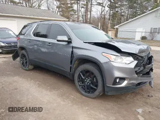 2019 Chevrolet Traverse LT Cloth with VIN 1GNERGKW9KJ276624, listed as a IAAI auction lot 41683227 with 63,301 mi miles. Bid and sale history available at carsss.com. Image 1.