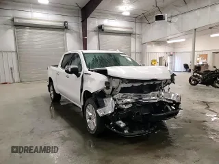 2021 Chevrolet Silverado 1500 LTZ with VIN 3GCUYGET2MG135004, listed as a Copart auction lot 50825955 with 53,594 mi miles and Salvage Title. Bid and sale history available at DreamBid. Image 10.