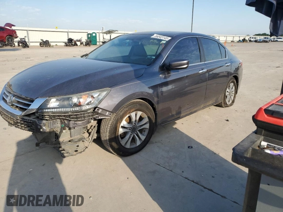 2015 Honda Accord LX with VIN 1HGCR2F39FA032000, listed as a Copart auction lot 56045145 with 89,553 mi miles and Salvage Title. Bid and sale history available at DreamBid. Image 1.