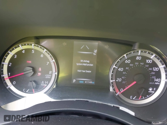 2022 Toyota Highlander L with VIN 5TDCZRAH1NS103623, listed as a IAAI auction lot 42233144 with 41,749 mi miles and . Bid and sale history available at DreamBid. Image 7.