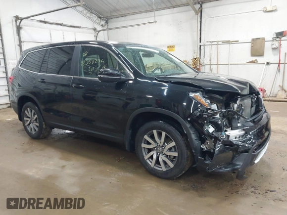 2020 Honda Pilot EX-L z VIN 5FNYF6H58LB061994, wystawiony jako IAAI lot #42358236 z przebiegiem 49 436 mil mil oraz . Historia ofert i sprzedaży dostępna na DreamBid. Obrazek 1.