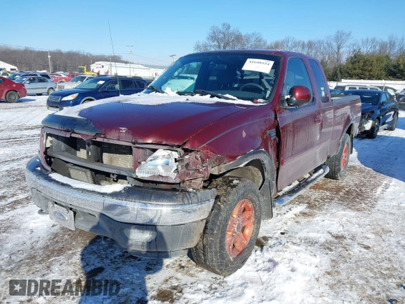 2003 Ford F-150 XL with VIN 1FTRX18L33NB00026, listed as a IAAI auction lot 41608554 with 161,877 mi miles. Bid and sale history available at carsss.com. Image 6.