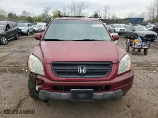 2004 Honda Pilot EX with VIN 2HKYF18584H556069, listed as a Copart auction lot 53141105 with 306,782 mi miles and Salvage Title. Bid and sale history available at carsss.com. Image 5.