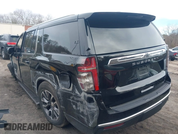 2023 Chevrolet Suburban LS with VIN 1GNSKBKD7PR110930, listed as a IAAI auction lot 41828617 with 132,214 mi miles and . Bid and sale history available at DreamBid. Image 3.