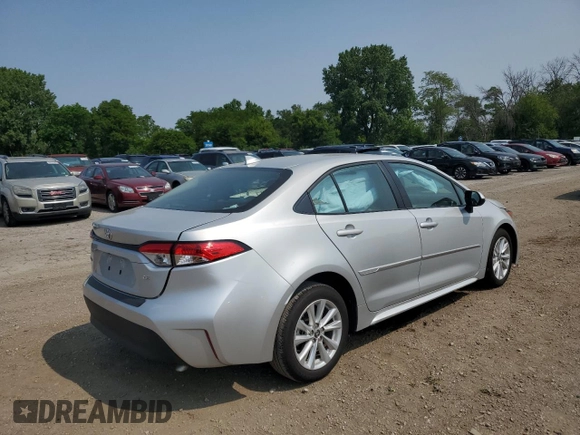 2024 Toyota Corolla LE with VIN 5YFB4MDE1RP128311, listed as a Copart auction lot 59026985 with 29,904 mi miles and Salvage title. Bid and sale history available at DreamBid. Image 3.