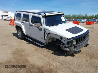 2007 Hummer H3 SUV z VIN 5GTDN13E278111850, wystawiony jako IAAI lot #42228143 z przebiegiem 116 300 mil mil oraz . Historia ofert i sprzedaży dostępna na DreamBid. Obrazek 1.