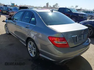 2012 Mercedes-Benz C-Class C 250 Sport with VIN WDDGF4HB8CA713047, listed as a IAAI auction lot 41830035 with 95,806 mi miles. Bid and sale history available at carsss.com. Image 3.