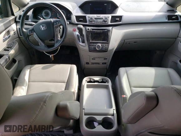 2014 Honda Odyssey Touring with VIN 5FNRL5H93EB118891, listed as a Copart auction lot 53172015 with 87,261 mi miles and Salvage Title. Bid and sale history available at carsss.com. Image 8.