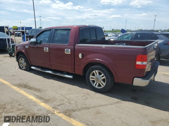 2005 Ford F-150 XLT with VIN 1FTPW12505FB22051, listed as a Copart auction lot 84535874 with 143,574 mi miles and Clean Title. Bid and sale history available at carsss.com. Image 2.
