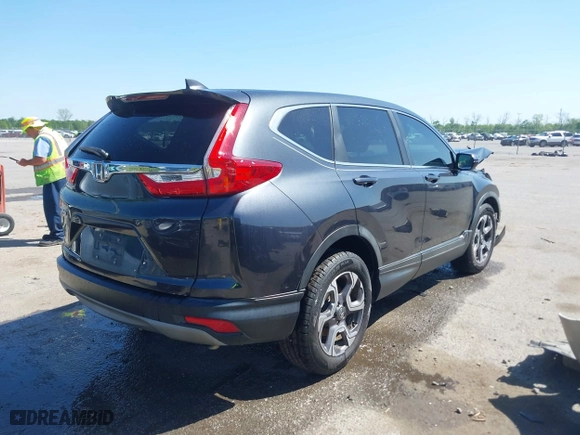 2018 Honda CR-V EX-L with VIN 7FARW1H85JE043696, listed as a IAAI auction lot 41966273 with 134,091 mi miles. Bid and sale history available at carsss.com. Image 4.