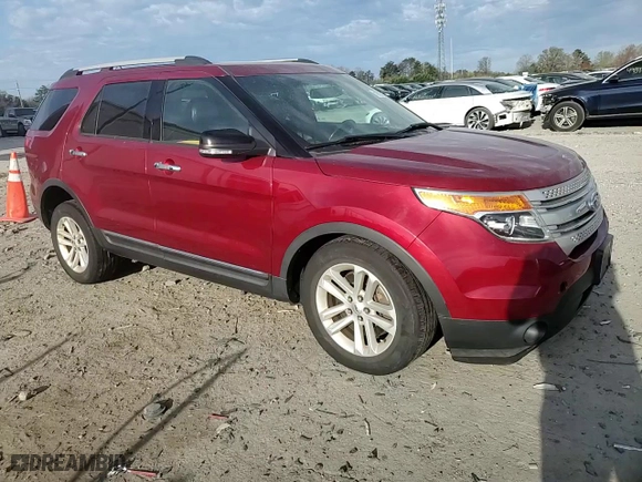 2015 Ford Explorer XLT with VIN 1FM5K8D89FGA95264, listed as a Copart auction lot 51052025 with 123,134 mi miles and Salvage Title. Bid and sale history available at carsss.com. Image 12.