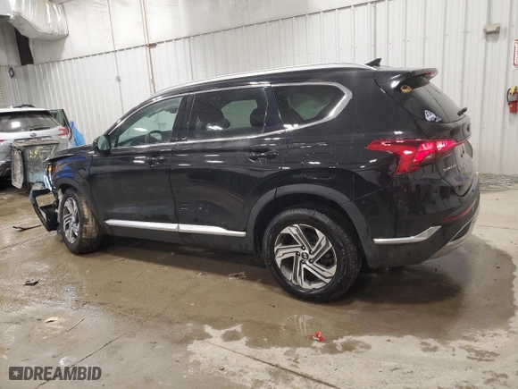 2021 Hyundai Santa Fe SEL with VIN 5NMS2DAJ9MH347835, listed as a Copart auction lot 41484365 with 34,557 mi miles and Salvage Title. Bid and sale history available at carsss.com. Image 2.