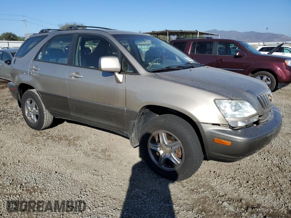 2002 Lexus RX 300 with VIN JTJGF10U120126440, listed as a Copart auction lot 77224124 with 121,395 mi miles and Salvage Title. Bid and sale history available at carsss.com. Image 4.