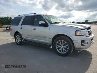 2017 Ford Expedition Limited with VIN 1FMJU1KTXHEA53014, listed as a Copart auction lot 58730125 with 152,061 mi miles and Salvage title. Bid and sale history available at DreamBid. Image 4.