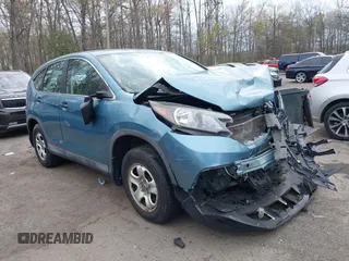 2014 Honda CR-V LX with VIN 2HKRM3H32EH517323, listed as a IAAI auction lot 42020715 with 121,389 mi miles. Bid and sale history available at carsss.com. Image 1.