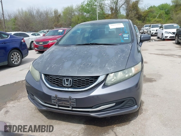 2014 Honda Civic Sedan EX with VIN 19XFB2F88EE083124, listed as a IAAI auction lot 41897043 with 141,407 mi miles. Bid and sale history available at carsss.com. Image 12.