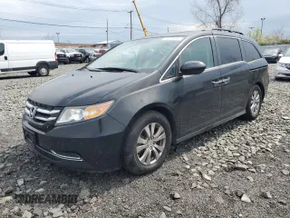 2014 Honda Odyssey EX-L with VIN 5FNRL5H62EB041582, listed as a Copart auction lot 53209545 with 72,401 mi miles and Clean Title. Bid and sale history available at carsss.com. Image 1.