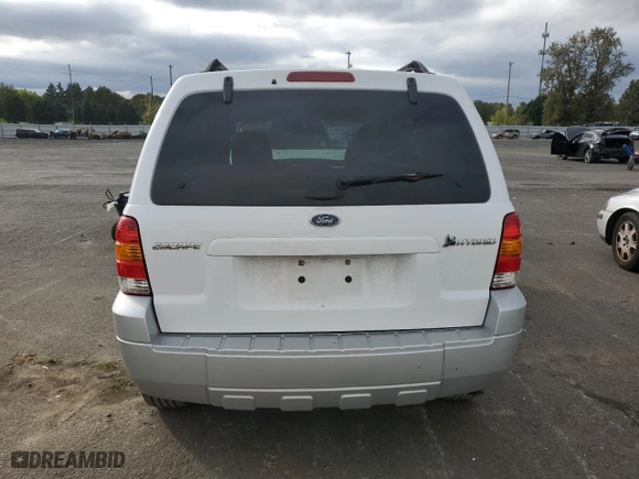 2007 Ford Escape Hybrid with VIN 1FMCU59HX7KB98751, listed as a Copart auction lot 76145834 with 133,185 mi miles and Salvage Title. Bid and sale history available at carsss.com. Image 6.