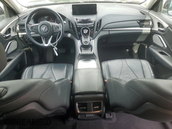 2019 Acura RDX Technology with VIN 5J8TC1H52KL012132, listed as a Copart auction lot 60814885 with 62,438 mi miles and Salvage title. Bid and sale history available at DreamBid. Image 8.