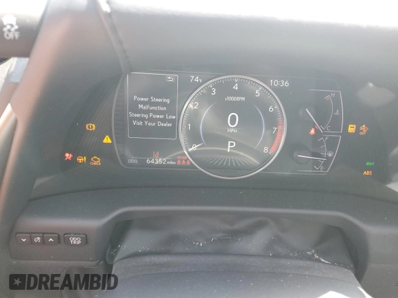 2019 Lexus ES 350 z VIN 58ABZ1B16KU024281, wystawiony jako Copart lot #57406825 z przebiegiem 64 352 mil mil oraz Szkoda całkowita • Salvage title. Historia ofert i sprzedaży dostępna na DreamBid. Obrazek 9.