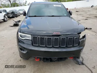 2021 Jeep Grand Cherokee Trailhawk with VIN 1C4RJFLG7MC599693, listed as a Copart auction lot 52863525 with 95,289 mi miles and Salvage Title. Bid and sale history available at carsss.com. Image 5.