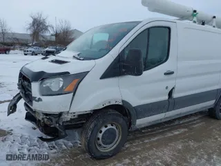 2015 Ford Transit Cargo Van with VIN 1FTNR1ZM7FKA35185, listed as a IAAI auction lot 41621539 with 198,015 mi miles. Bid and sale history available at carsss.com. Image 6.