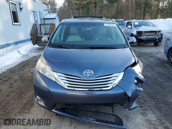 2013 Toyota Sienna XLE with VIN 5TDDK3DC7DS057882, listed as a Copart auction lot 47300525 with 147,990 mi miles and Salvage Title. Bid and sale history available at DreamBid. Image 5.