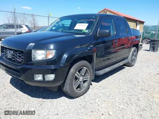 2013 Honda Ridgeline Sport with VIN 5FPYK1F72DB007036, listed as a IAAI auction lot 41846541 with 133,391 mi miles. Bid and sale history available at carsss.com. Image 2.